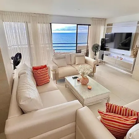 Apto Luxury En El Laguito Edificio Marina Del Rey Frente Al Mar Apartment